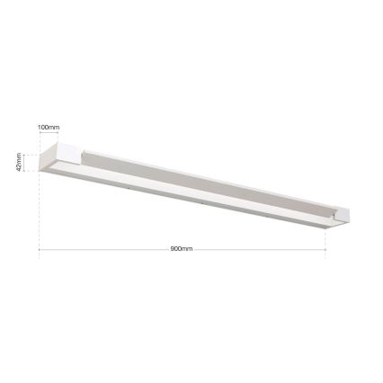 LED Badkamer spiegelverlichting MARILYN LED/24W/230V 90 cm IP44 wit