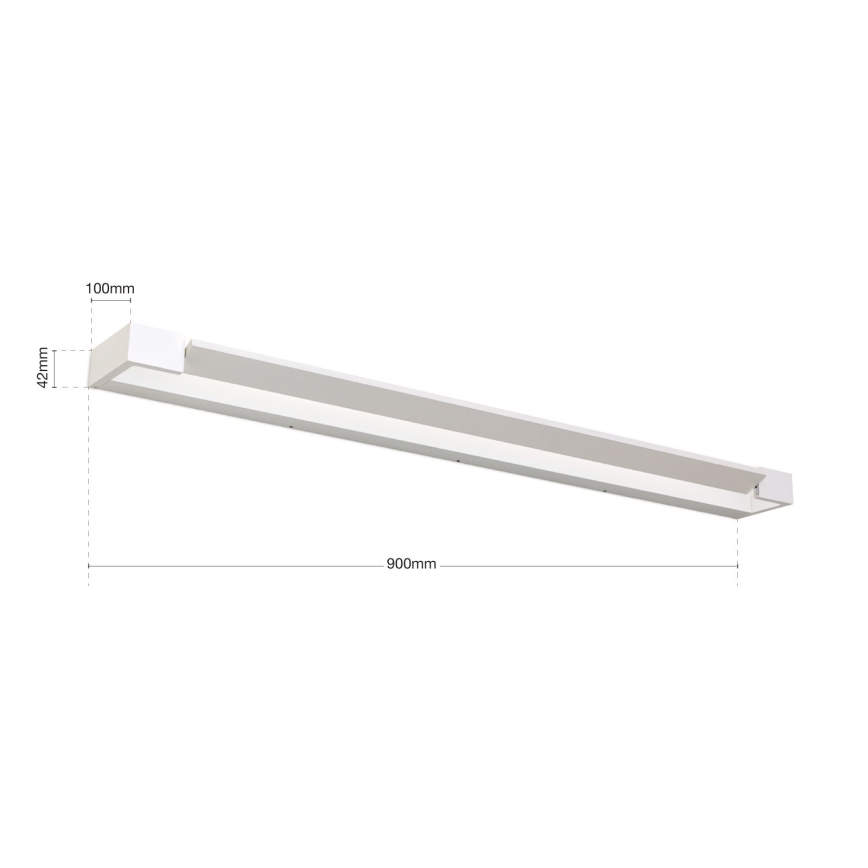 LED Badkamer spiegelverlichting MARILYN LED/24W/230V 90 cm IP44 wit