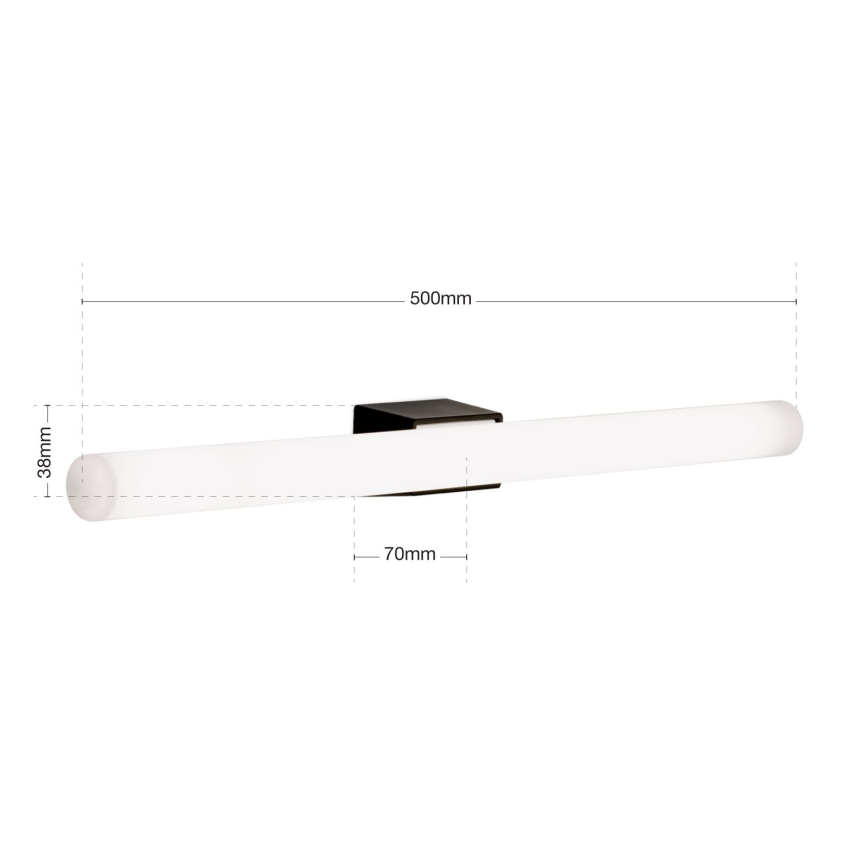 Applique murale LED VISAGIST 1xS14d/8W/230V noir