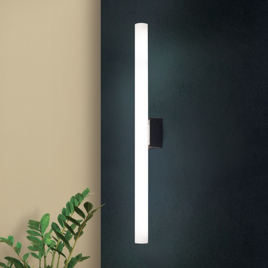 LED wand verlichting VISAGIST 1xS14d/8W/230V zwart