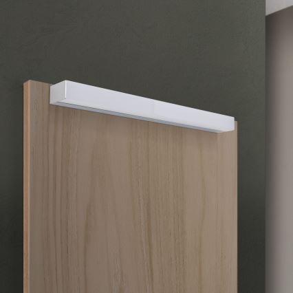 Éclairage de miroir salle de bain HORIZON LED/12W/230V 3000/4000K 60 cm IP44 argent