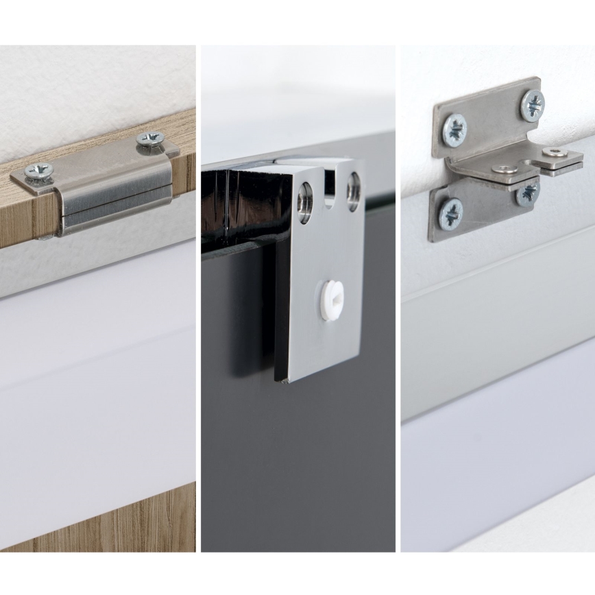Éclairage de miroir salle de bain HORIZON LED/12W/230V 3000/4000K 60 cm IP44 argent