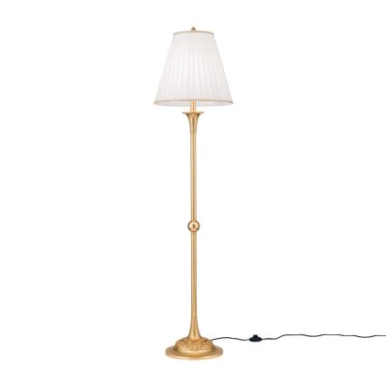 Staande Lamp FONSA 1xE27/60W/230V wit/goud