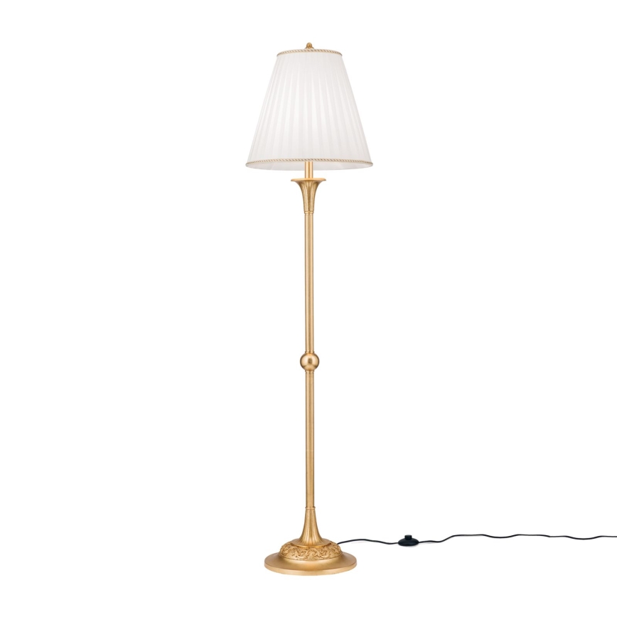 Staande Lamp FONSA 1xE27/60W/230V wit/goud