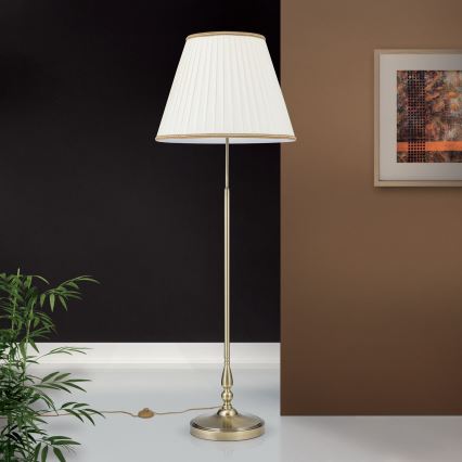 Staande Lamp TONIA 2xE27/60W/230V 154 cm wit/brons