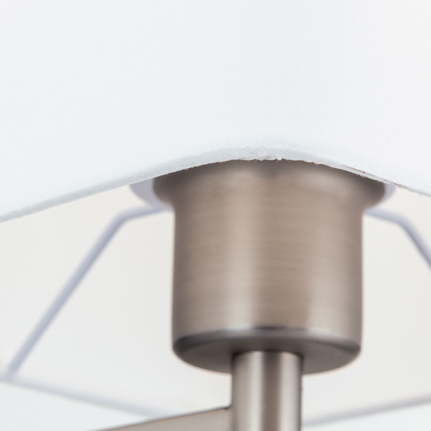 Staande Lamp CARLTON 1xE27/40W/230V wit/mat chroom