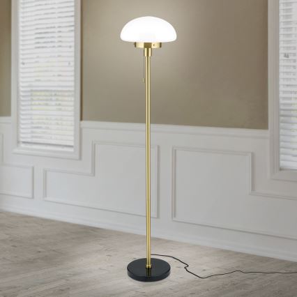 Staande Lamp SPARTA 1xE27/40W/230V goud/zwart