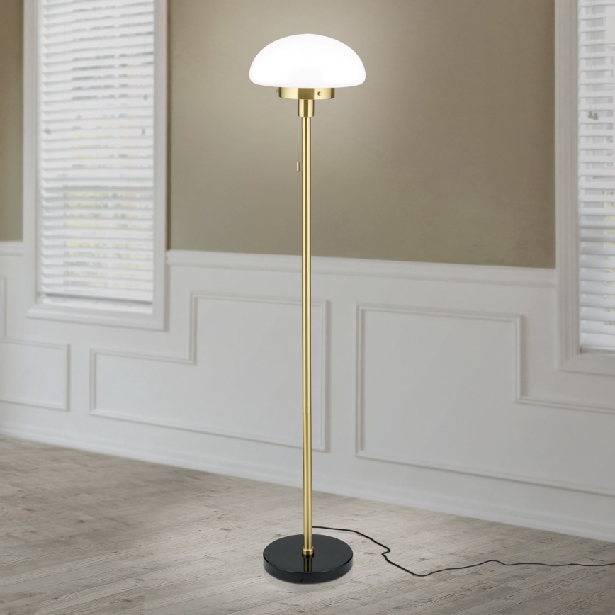 Staande Lamp SPARTA 1xE27/40W/230V goud/zwart