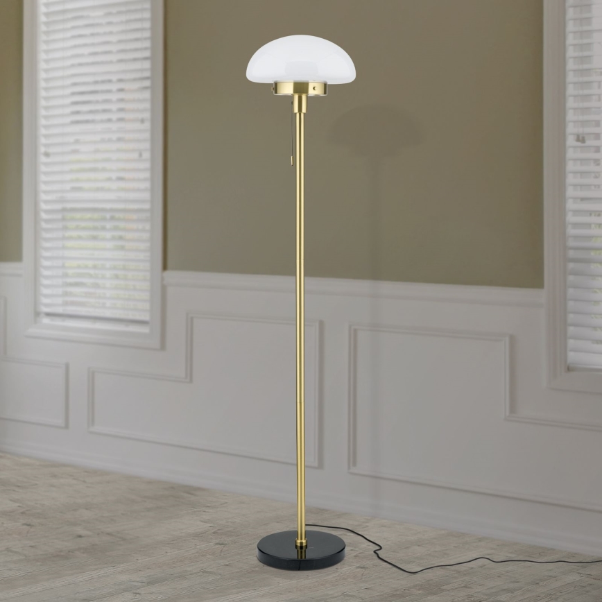 Staande Lamp SPARTA 1xE27/40W/230V goud/zwart