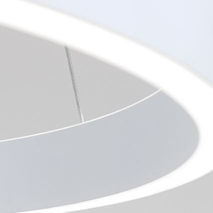 Suspension LED dimmable sur câble KOLK LED/40W/230V 2700/3000/4000K Ø 40 cm blanche