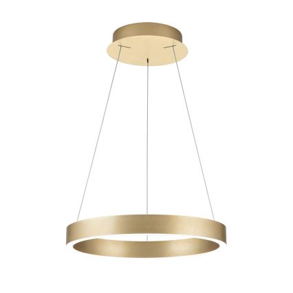 Suspension LED dimmable sur câble KOLK LED/40W/230V 2700/3000/4000K Ø 40 cm dorée
