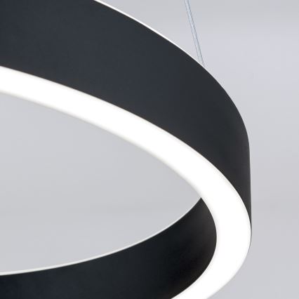Suspension LED dimmable sur câble KOLK LED/40W/230V 2700/3000/4000K Ø 40 cm noire