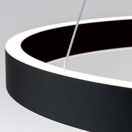 Suspension LED dimmable sur câble KOLK LED/60W/230V 2700/3000/4000K Ø 60 cm noir