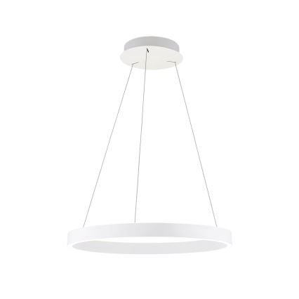 Suspension LED dimmable sur câble KOLK LED/60W/230V 2700/3000/4000K Ø 60 cm blanche