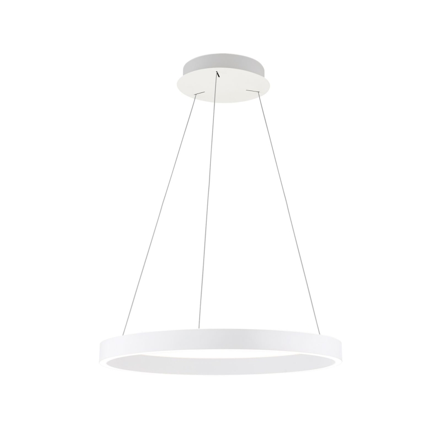 Suspension LED dimmable sur câble KOLK LED/60W/230V 2700/3000/4000K Ø 60 cm blanche