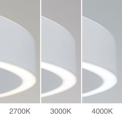 Suspension LED dimmable sur câble KOLK LED/60W/230V 2700/3000/4000K Ø 60 cm blanche
