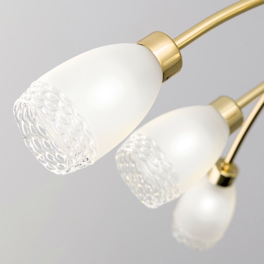 Lustre sur tige CARLA 8xG9/28W/230V doré