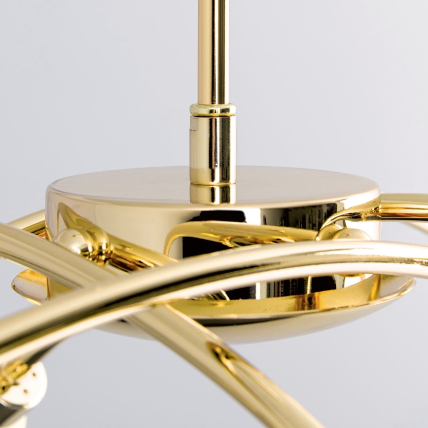 Lustre sur tige CARLA 8xG9/28W/230V doré