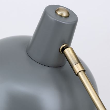 Tafellamp FEDRA 1xE14/40W/230V grijs/messing