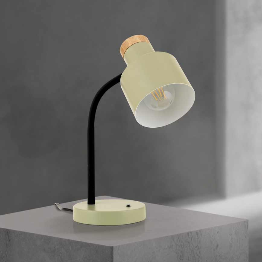 Tafellamp GILI 1xE27/40W/230V groen