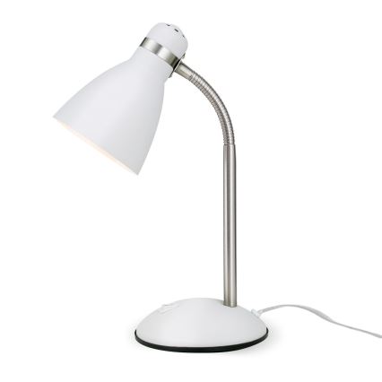 Orion - Tafellamp SCHOOL 1xE27/40W/230V wit/mat chroom