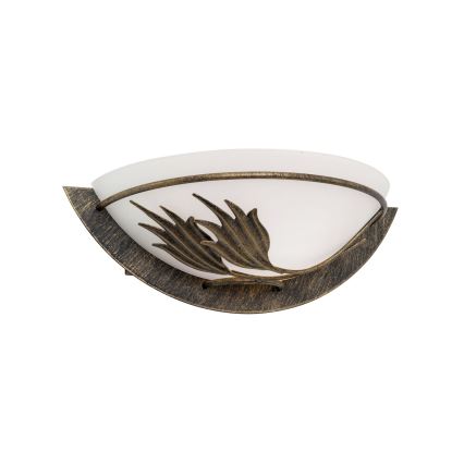 Wandlamp FLEUR 1xE14/60W/230V brons