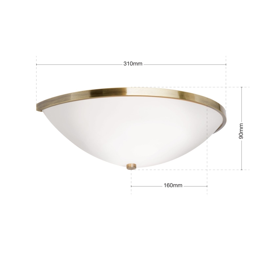 Applique murale AIDA 1xE14/40W/230V bronze/patine