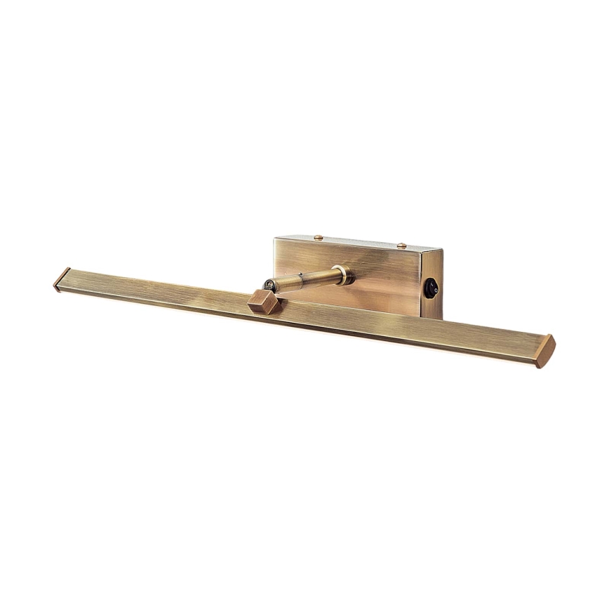 LED Schilderijverlichting PUBLIO LED/10W/230V 50 cm goud/patina
