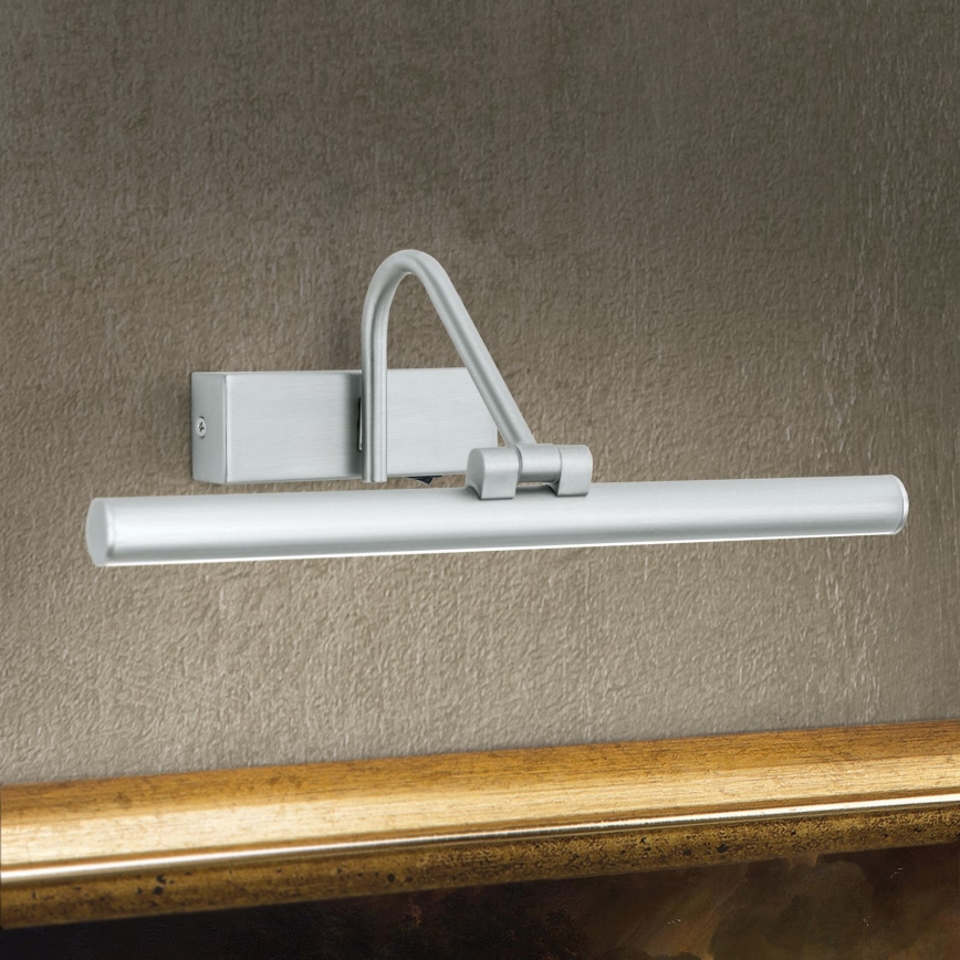 LED Schilderijverlichting PORTRAIT LED/6W/230V 30 cm mat chroom