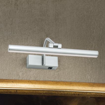LED Schilderijverlichting PORTRAIT LED/6W/230V 30 cm mat chroom