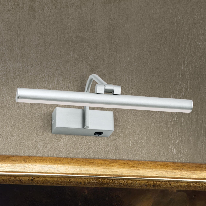 LED Schilderijverlichting PORTRAIT LED/6W/230V 30 cm mat chroom