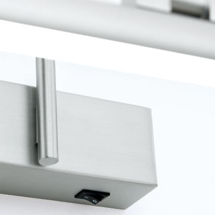 LED Schilderijverlichting PORTRAIT LED/6W/230V 30 cm mat chroom