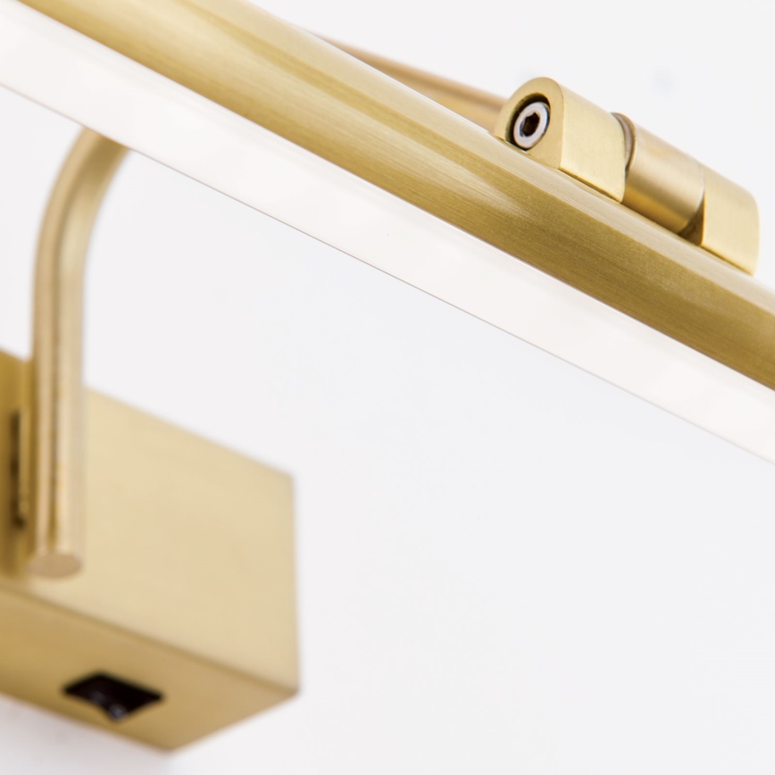 LED Schilderijverlichting PORTRAIT LED/12W/230V 60 cm goud