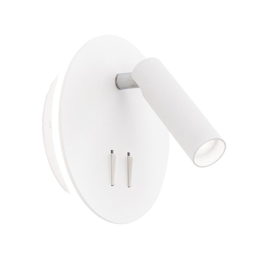 LED Wandspot LENNY LED/6W/230V + LED/3W wit