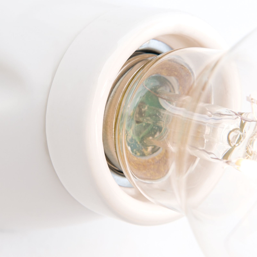 Wandlamp FROST 1xE27/60W/230V wit