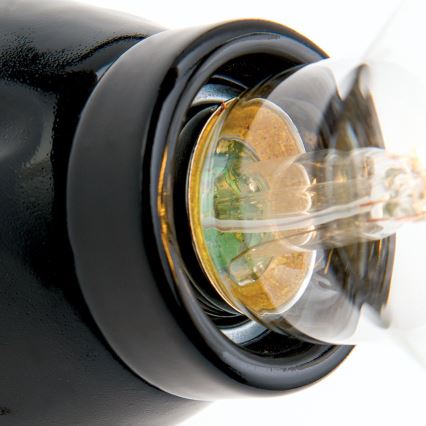 Wandlamp FROST 1xE27/60W/230V zwart