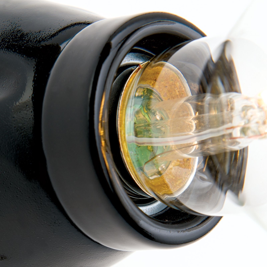 Wandlamp FROST 1xE27/60W/230V zwart