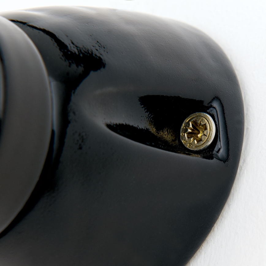 Wandlamp FROST 1xE27/60W/230V zwart