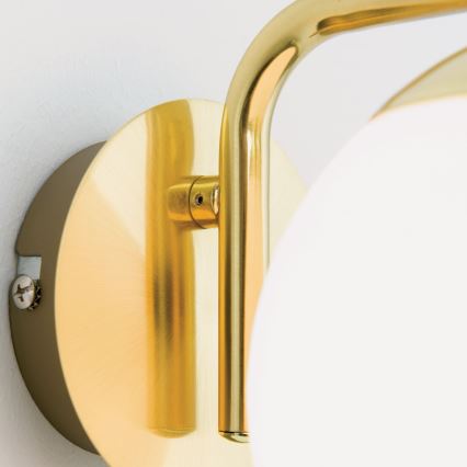 Wandlamp MADIS 1xE14/40W/230V gouden