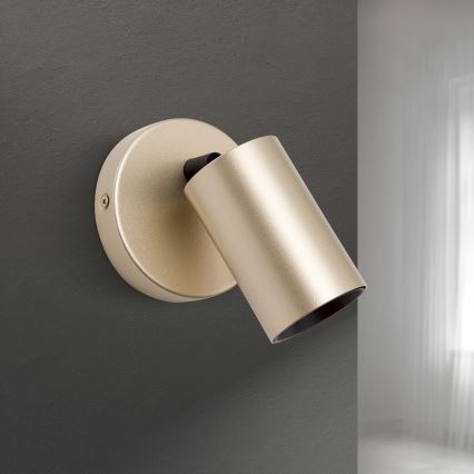 Wandspot SEAN 1xGU10/13W/230V goudkleurig