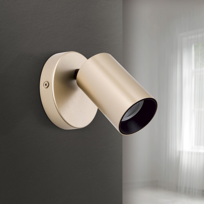 Wandspot SEAN 1xGU10/13W/230V goudkleurig