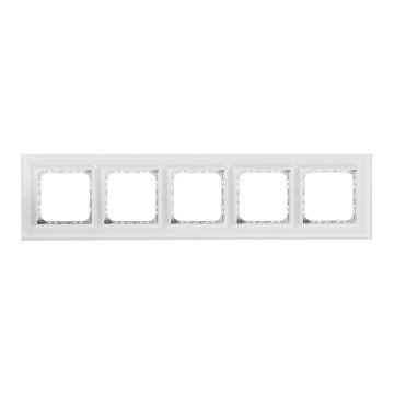 Ospel - Cadre 5 modules SONATA blanc mat