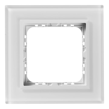 Ospel - Cadre simple SONATA blanc laqué