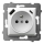 Ospel - Huishoudelijk stopcontact zonder afdekraam 230V + 1xUSB-A + 1xUSB-C ARIA wit
