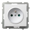 Ospel - Prise murale sans cadre 230 V SONATA blanche
