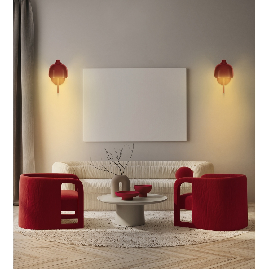 Osram - Applique murale DECOR COROLLE 1xG9/20W/230V rouge