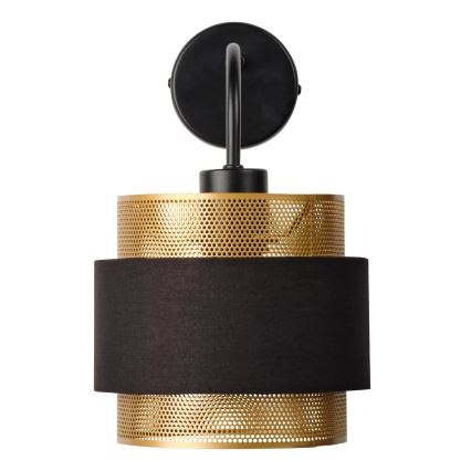 Osram - Applique murale DECOR HORNET 1xE27/10W/230V noire/dorée