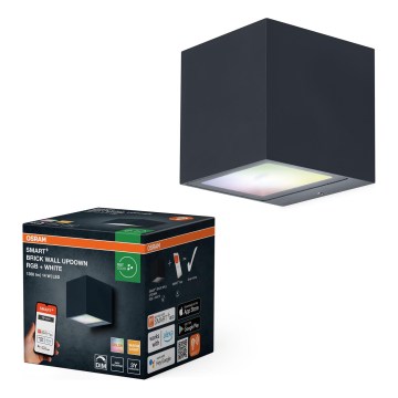 Osram - Applique murale d'extérieur SMART+ BRICK LED RGBW dimmable 14W/230V IP44 Wi-Fi