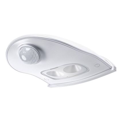 Osram - Applique murale LED d'extérieur avec détecteur DOORLED LED/0,5W/3xAA IP54 blanc