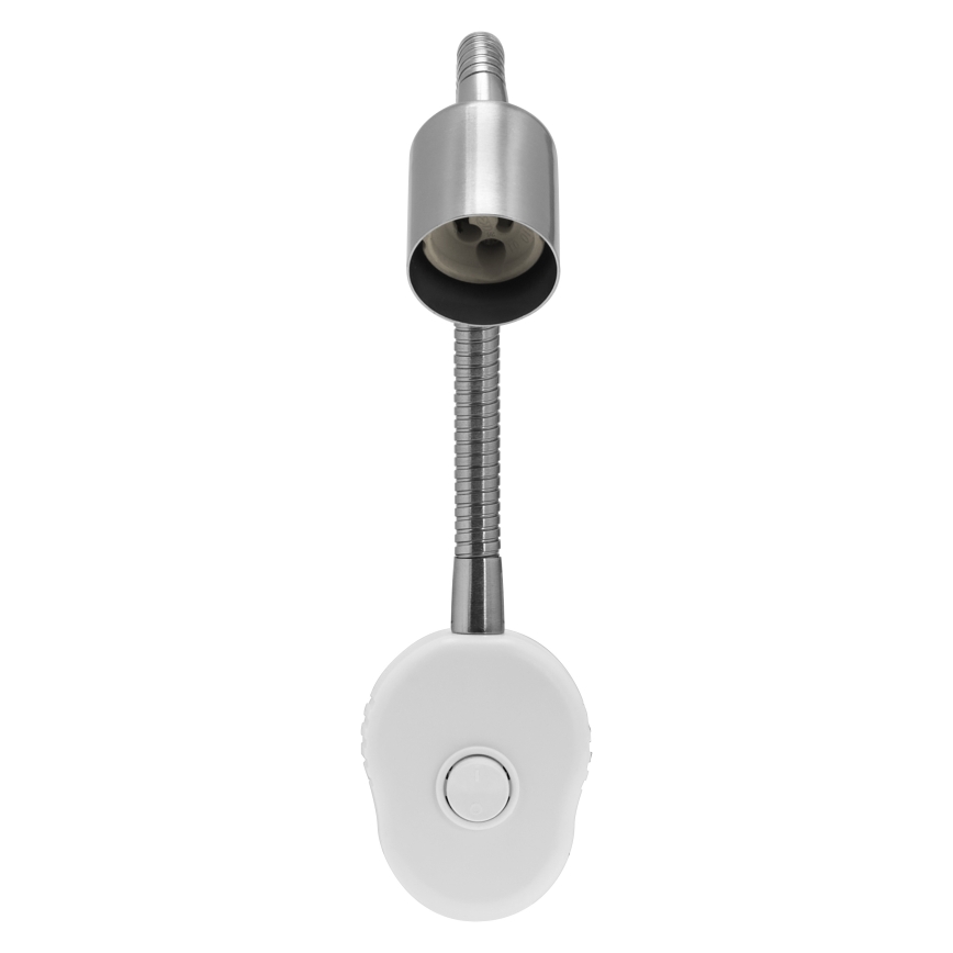 Osram - Applique murale flexible PLUG TUBE FLEX 1xGU10/5W/230V chrome mat/blanc